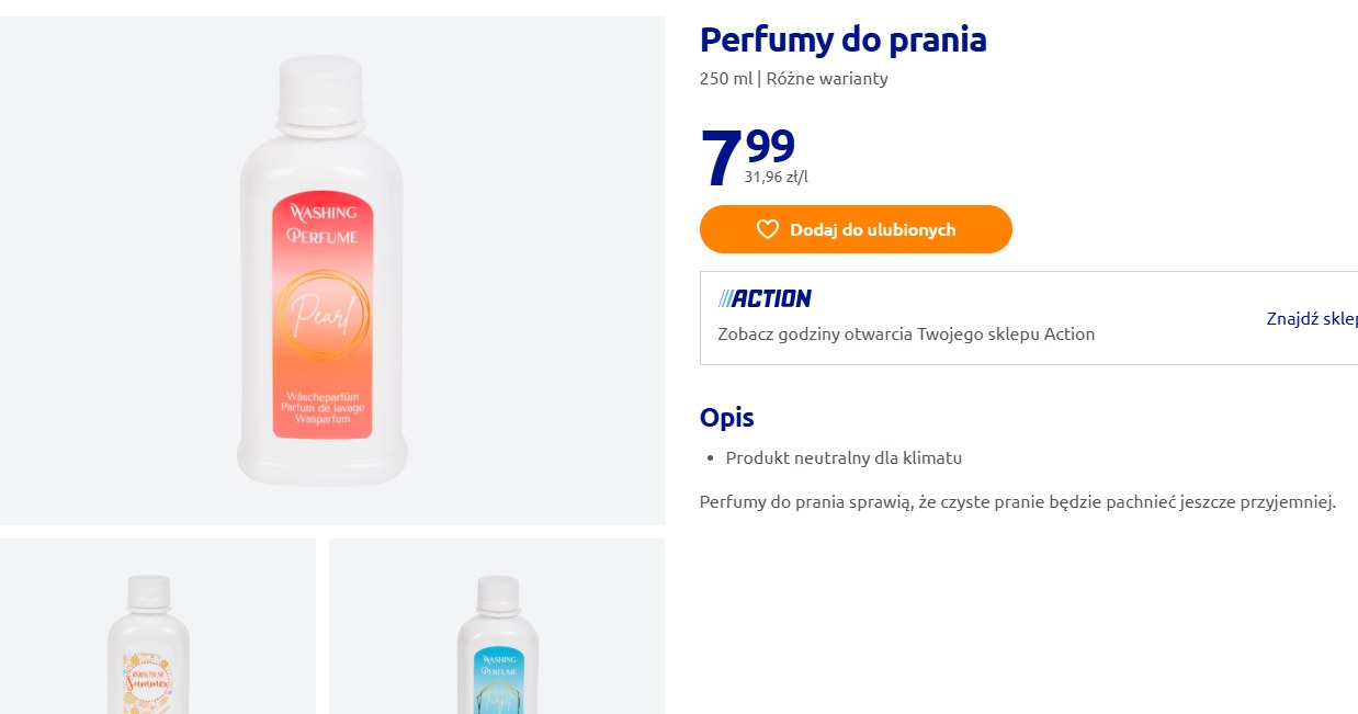 Cudowne perfumy do prania z Action /Action/screenshot /INTERIA.PL