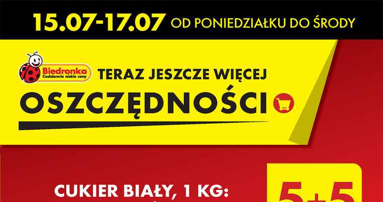 Cukier za darmo w Biedronce! /Biedronka /INTERIA.PL