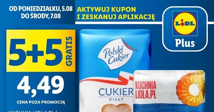 Cukier za darmo w Lidlu! /Lidl /INTERIA.PL