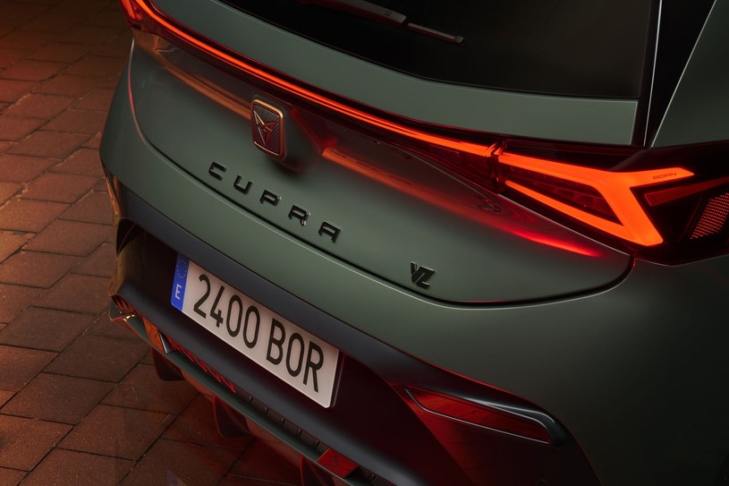 Cupra Born VZ will be easy to recognize thanks to its symbol "VZ" located on the trunk lid.  / media materials