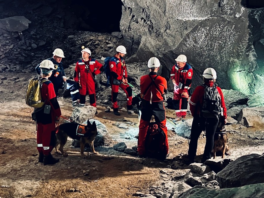 Ćwiczenia GOPR w Wieliczce /Zdjęcie udostępnione /