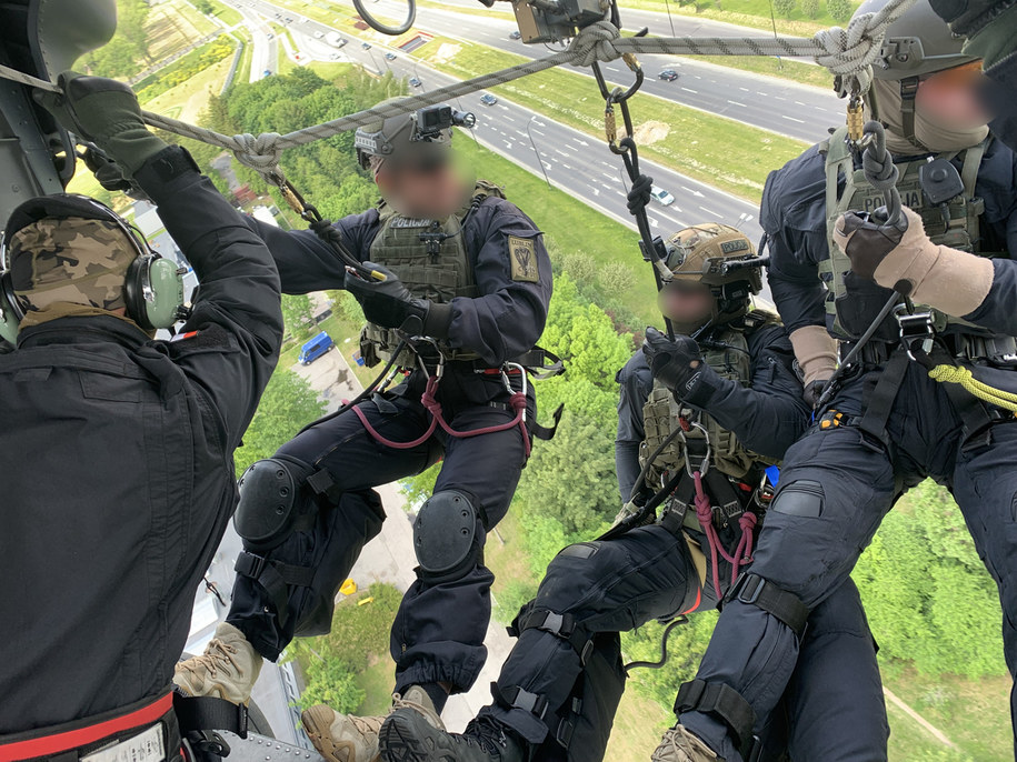 Ćwiczenia komandosów /Policja Lublin /Policja