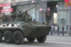 Ćwiczenia przed defiladą w Moskwie. "Czuje się naszą siłę"