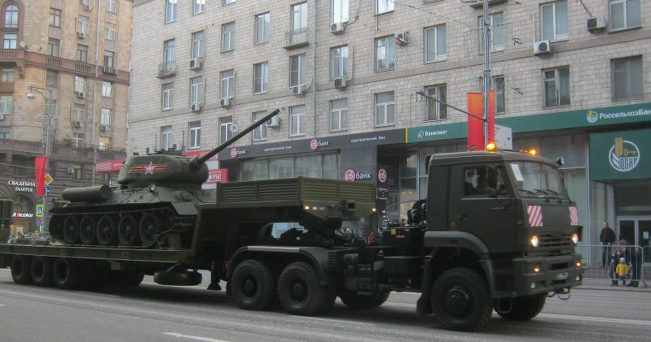 Ćwiczenia przed defiladą w Moskwie. "Czuje się naszą siłę"