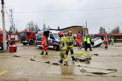 Ćwiczenia ratownicze w Łodzi