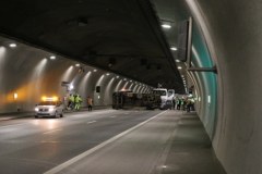 Ćwiczenia służb w tunelu