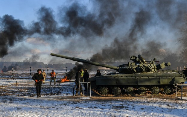 Ćwiczenia ukraińskiej armii na poligonie w pobliżu Czernihowa na północy kraju /MYKOLA LAZARENKO / HANDOUT /PAP/EPA