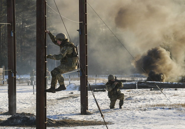 Ćwiczenia ukraińskiej armii na poligonie w pobliżu Czernihowa na północy kraju /MYKOLA LAZARENKO / HANDOUT /PAP/EPA