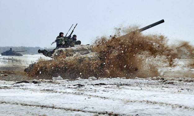 Ćwiczenia ukraińskiej armii w obwodzie charkowskim /SERGEY KOZLOV /PAP/EPA