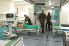 Ćwiczenia w Wojskowej Jednostce Ewakuacji Medycznej w Balicach