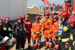 Ćwiczenia warmińsko-mazurskich strażaków