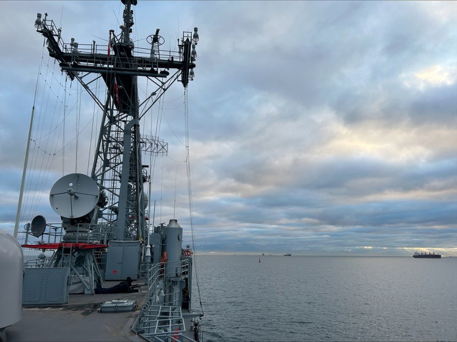 Ćwiczenia wojskowe na Bałtyku /Stanisław Pawłowski /RMF FM