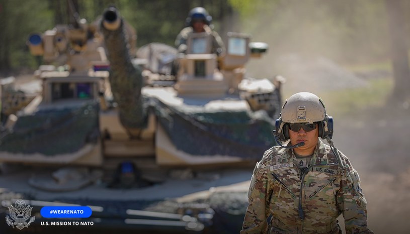 Ćwiczenia żołnierzy NATO, maj 2022 /NATO /Twitter