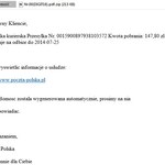 Cyberprzestępcy podszywają się pod Pocztę Polską