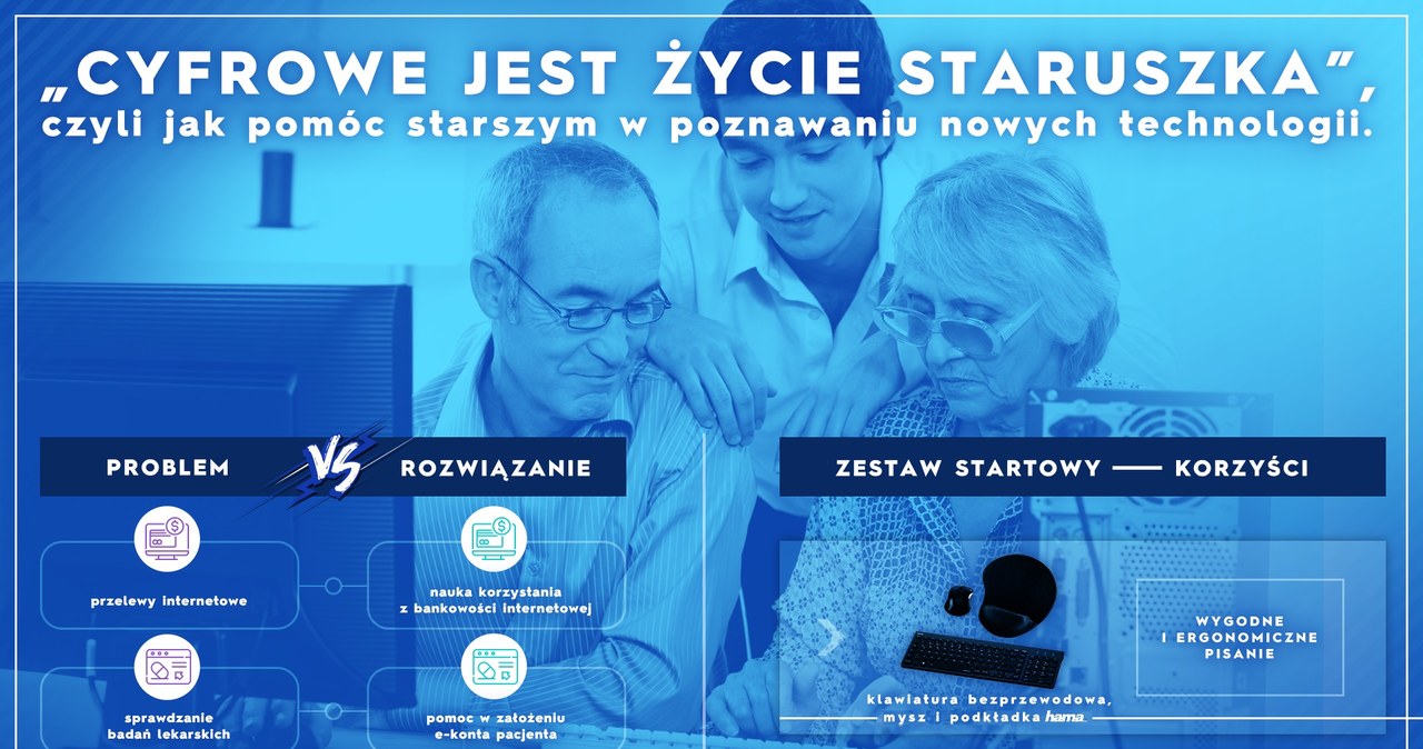 Cyfrowe jest życie staruszka /123RF/PICSEL