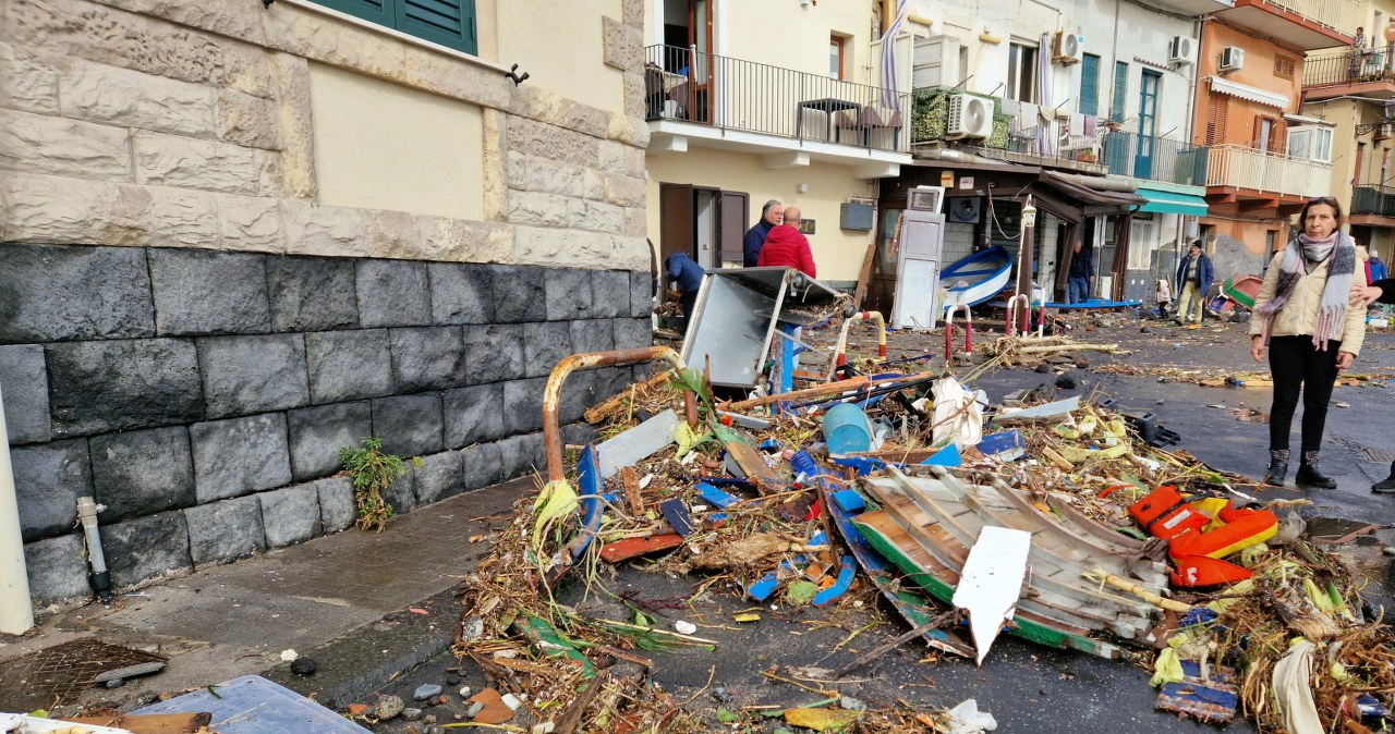 Cyklon Harry uderzył w Sycylię. Galeria