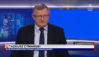 Cymański: Moje dziecko, Solidarna Polska, skończyła swój byt i jest coś nowego