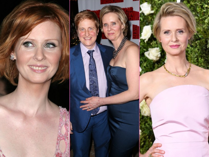 Cynthia Nixon znalazła miłość u boku Christine Marinoni /James Devaney/WireImage /Getty Images / /Walter McBride /Getty Images /AFP /Getty Images