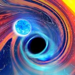 Czarna dziura połykająca gwiazdę neutronową. Pierwsza taka obserwacja