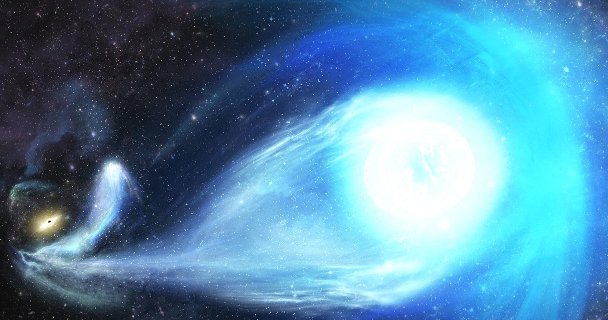 Czarna dziura wystrzeliła gwiazdę z niesamowitą prędkością 6 milionów km/h /Geekweek