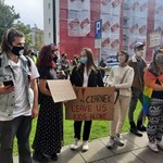 "Czarnek precz", "Ministrze, zgłoś nieprzygotowanie". Protest w Warszawie
