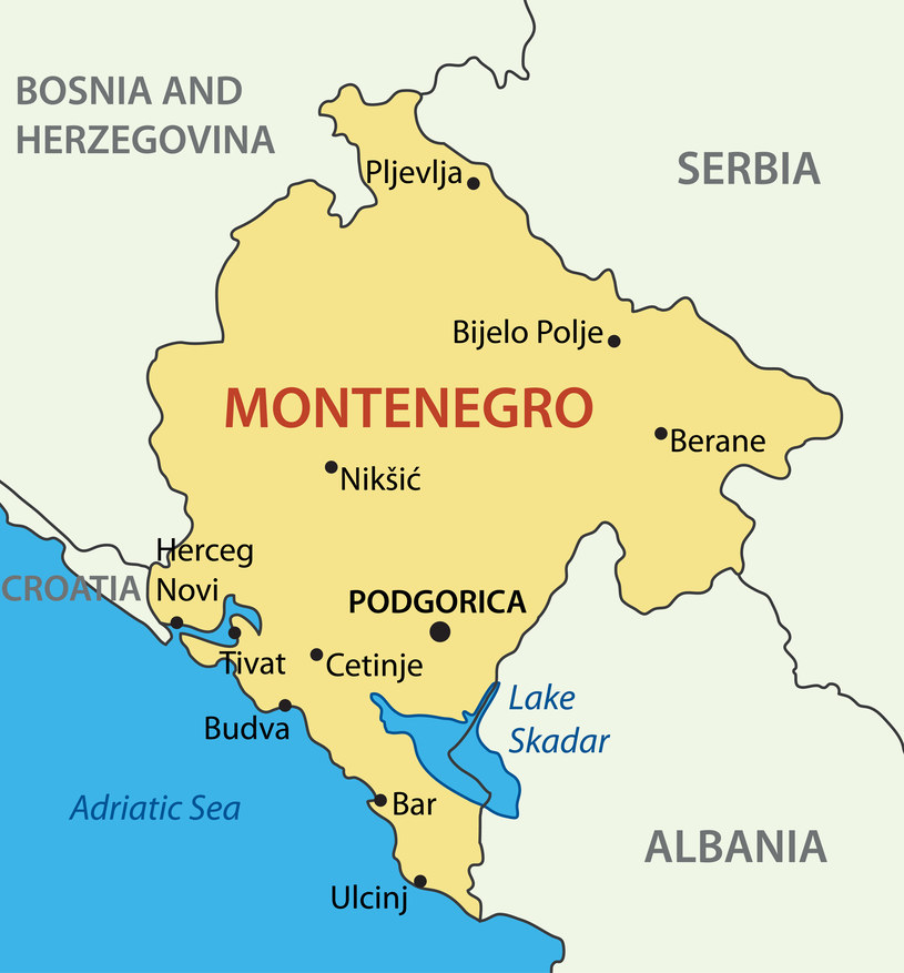Czarnogóra to niewielki kraj, jej powierzchnia wynosi niecałe 14 tys. km kwadratowych /123RF/PICSEL