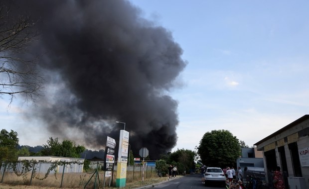 Czarny dym nad Kędzierzynem-Koźlem. Alert RCB