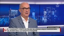 Czarzasty w "Gościu Wydarzeń": Rozpad rządu nie wchodzi w rachubę