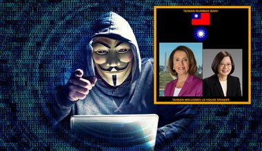 Czas na Chiny! Anonymous przejęli strony rządowe, by przywitać Pelosi na Tajwanie