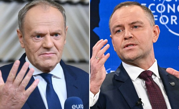 "Czas wstać z kolan". Tusk wbił szpilę Nawrockiemu i wywołał burzę