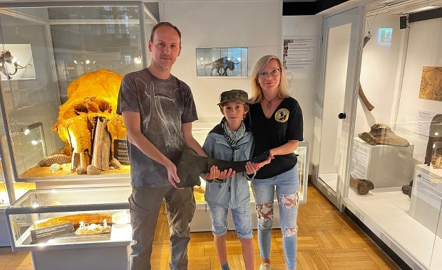 ​Czaszka wymarłego prażubra w Wiśle. Znalazł ją nastolatek