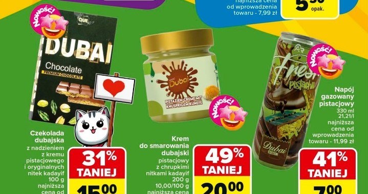 Czekolada dubajska i nie tylko w Carrefourze! /Carrefour Polska /INTERIA.PL
