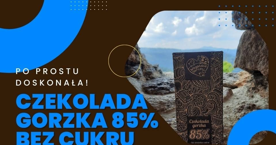 Czekolada gorzka 85% bez cukru /materiały promocyjne