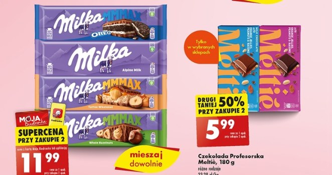 Czekoladowa uczta w Biedronce! Promocje na Allegro, Milkę, Wedel i Meltie! /Biedronka /INTERIA.PL