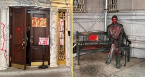 Czerwona farba na budynku polskiego konsulatu w USA. Drugi atak w ciągu trzech dni