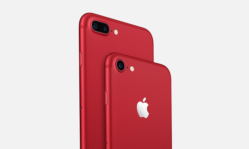 Czerwone iPhone'y 7 i 7 Plus /materiały prasowe