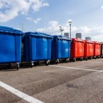 Czerwone pojemniki na odpady. Co powinno do nich trafić?
