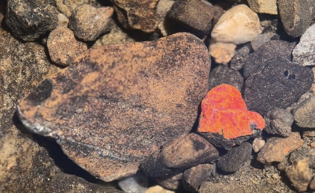 Czerwone serce wśród kamieni. W Bieszczadach odkryto rzadki minerał