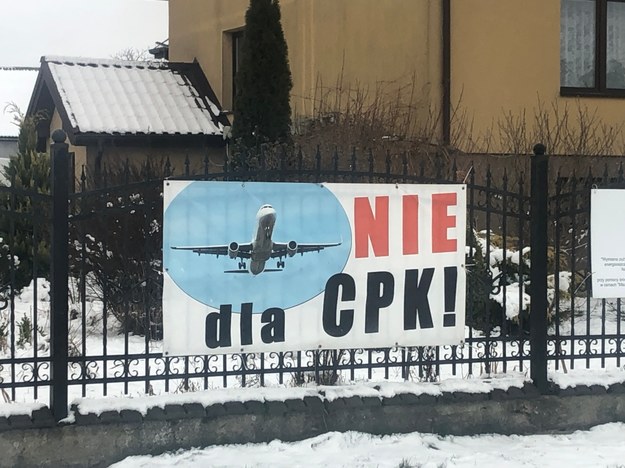 Część mieszkańców nie chce budowy CPK /Fot. Michał Dobrołowicz /RMF FM