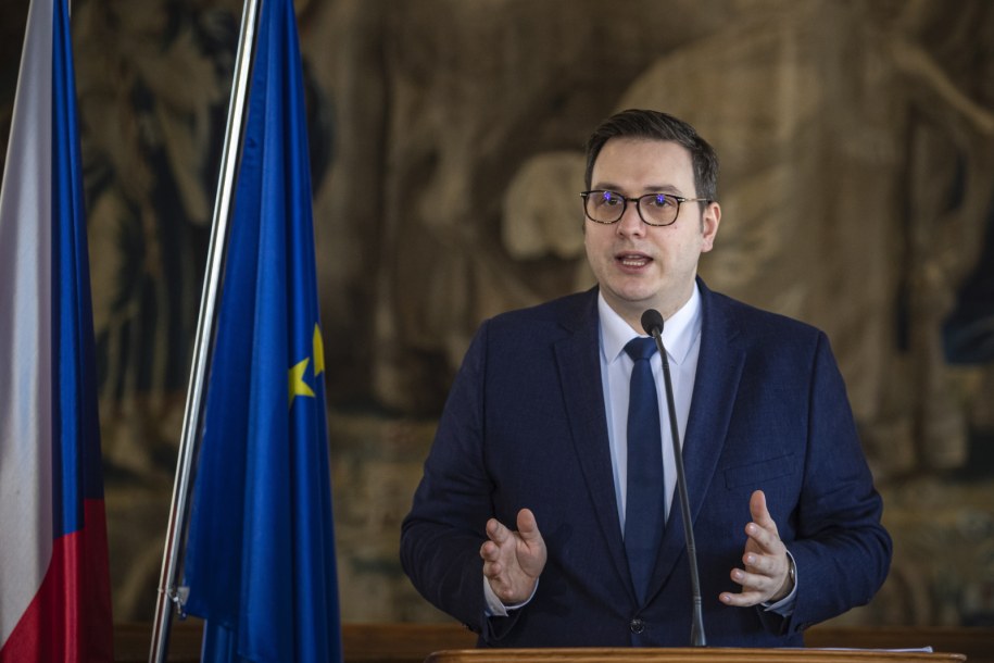 Czeski minister spraw zagranicznych Jan Lipavsky /Martin Divisek /PAP/EPA