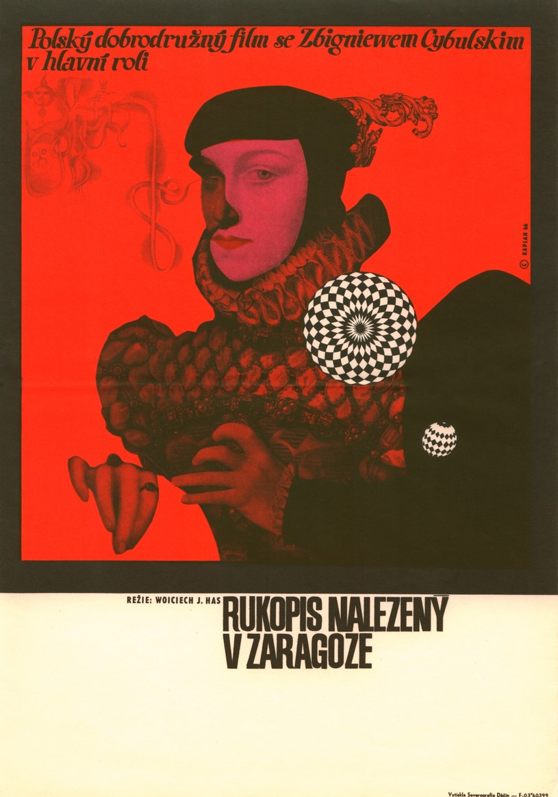 Czeski plakat do filmu "Rękopis znaleziony w Saragossie" /materiały prasowe