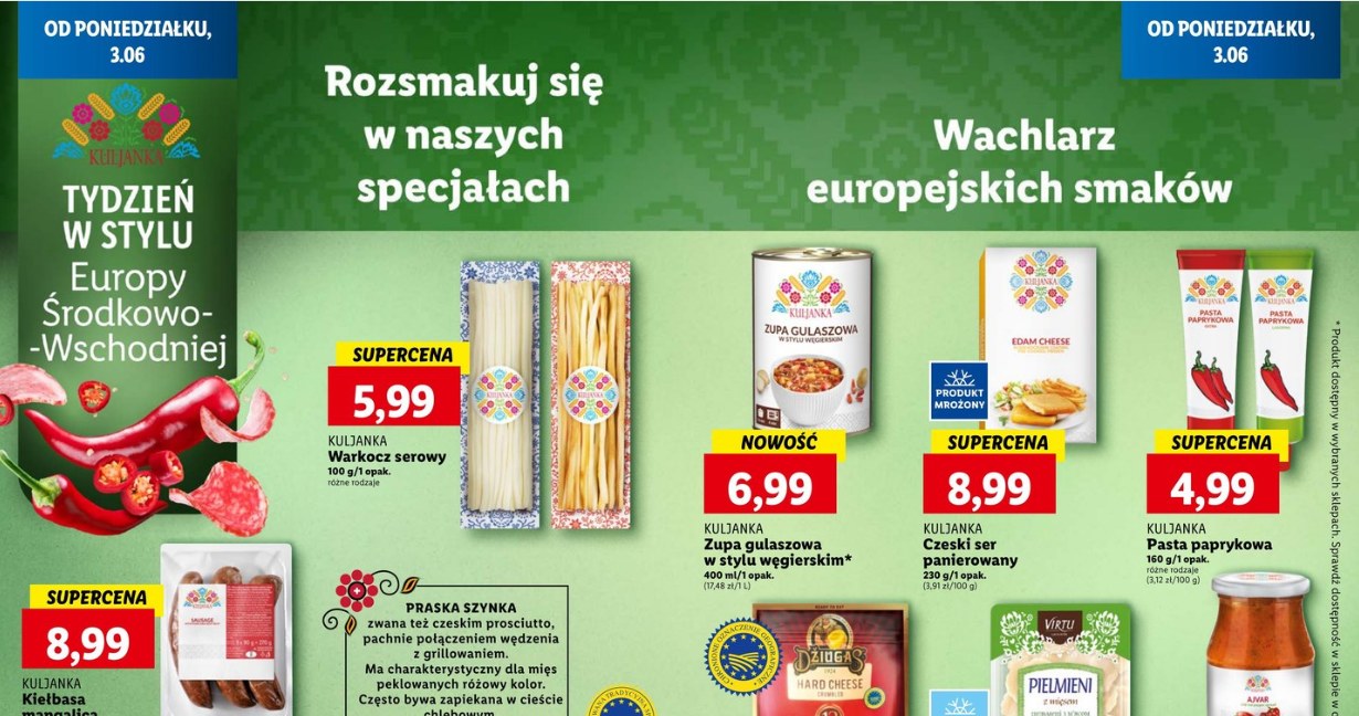 Czeskie przysmaki w Lidlu! /Lidl /INTERIA.PL