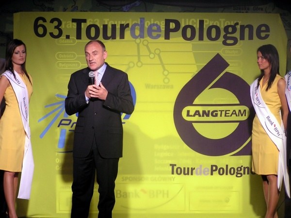 Czesław Lang  - dyrektor Tour de Pologne (kliknij, aby powiększyć) /INTERIA.PL