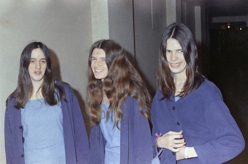 Członkinie "Rodziny" Mansona. Od lewej: Susan Atkins, Patricia Krenwinkel i Leslie Van Houten /East News