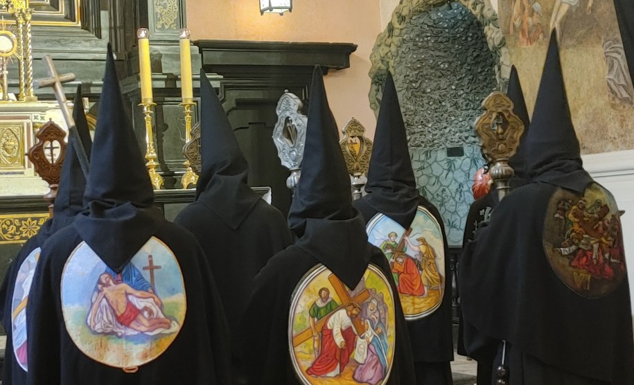 Członkowie Arcybractwa Męki Pańskiej /Tomasz Staniszewski /RMF FM