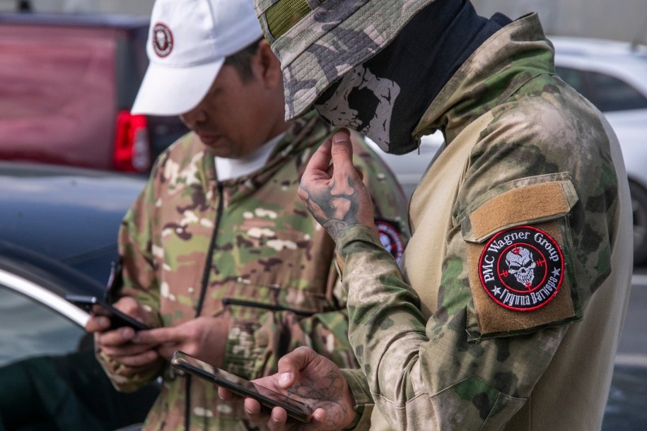 Członkowie Grupy Wagnera w Sankt Petersburgu, 2023 r. /Shutterstock