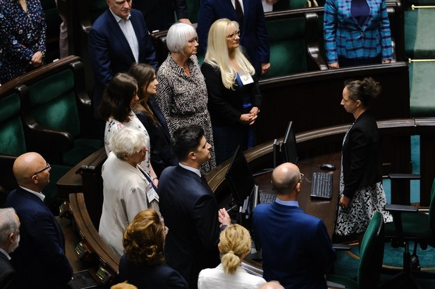 Członkowie komisji ds. pedofilii podczas ślubowania w Sejmie, 24 lipca 2020 /Mateusz Marek /PAP