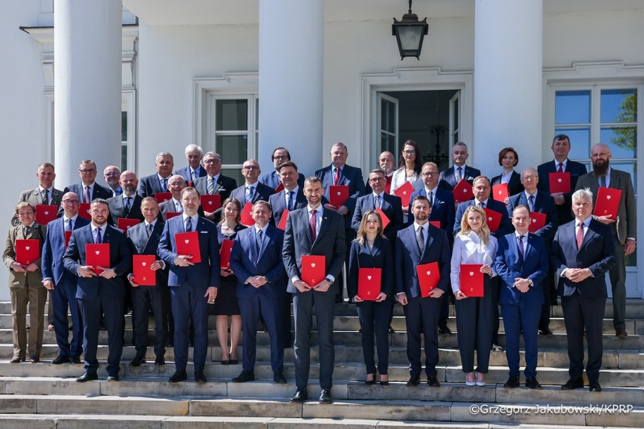 Członkowie nowej prezydenckiej Rady /KPRP/Grzegorz Jakubowski  /