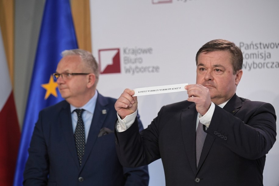 Członkowie PKW - sędzia Naczelnego Sądu Administracyjnego Arkadiusz Despot-Mładanowicz i sędzia Sądu Najwyższego Krzysztof Strzelczyk /Marcin Obara /PAP