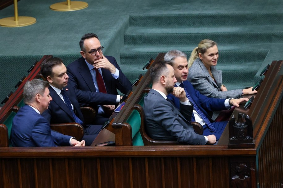 Członkowie rządu w Sejmie. /Albert Zawada /PAP